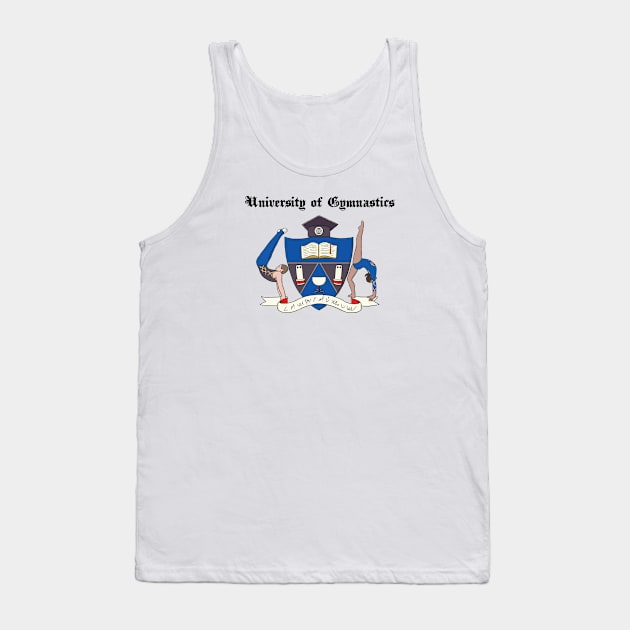 University of Gymnastics (Light) Tank Top by flipflytumble